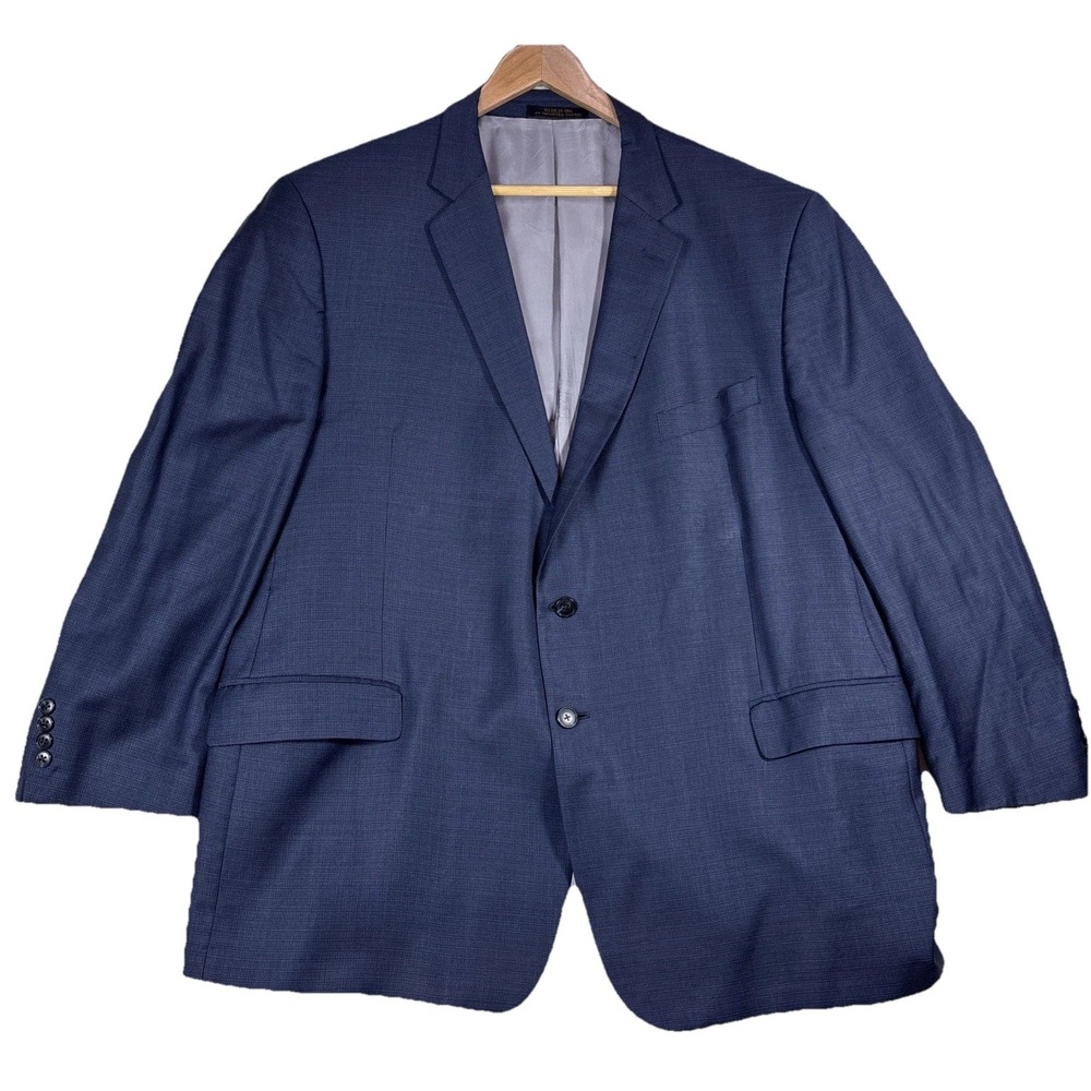 JOS. A BANK‎ Reserve Blazer 50R Blue Ermenegildo Zegna Tailored Fit Sport Coat